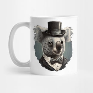 Koala with top hat Mug